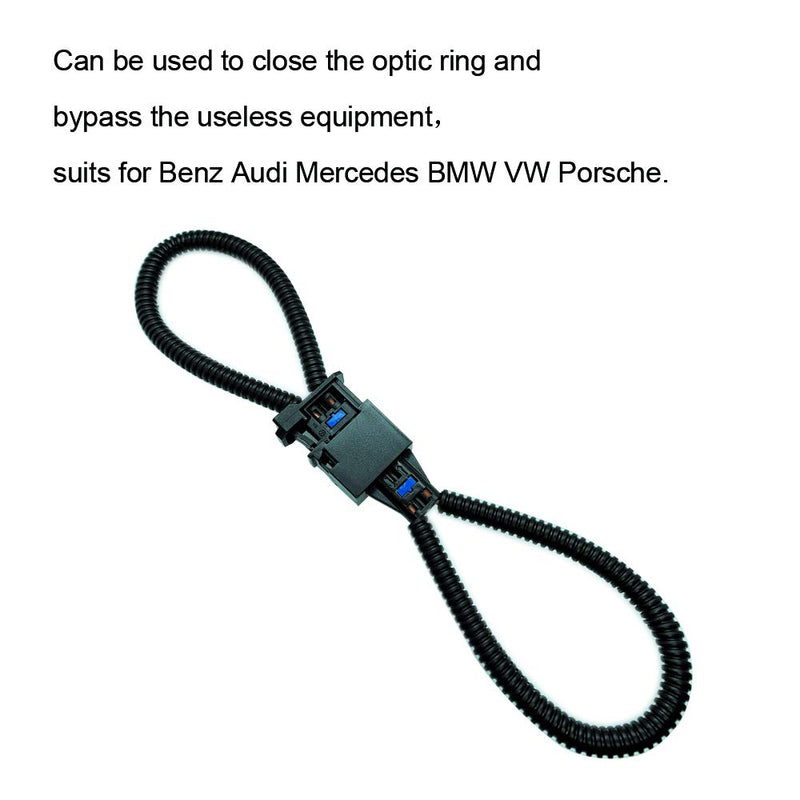 (2PCS) Most Fiber Optic Loop Bypass Male and Female Adapter for Benz Audi Mercedes BMW VW Porsche - LeoForward Australia