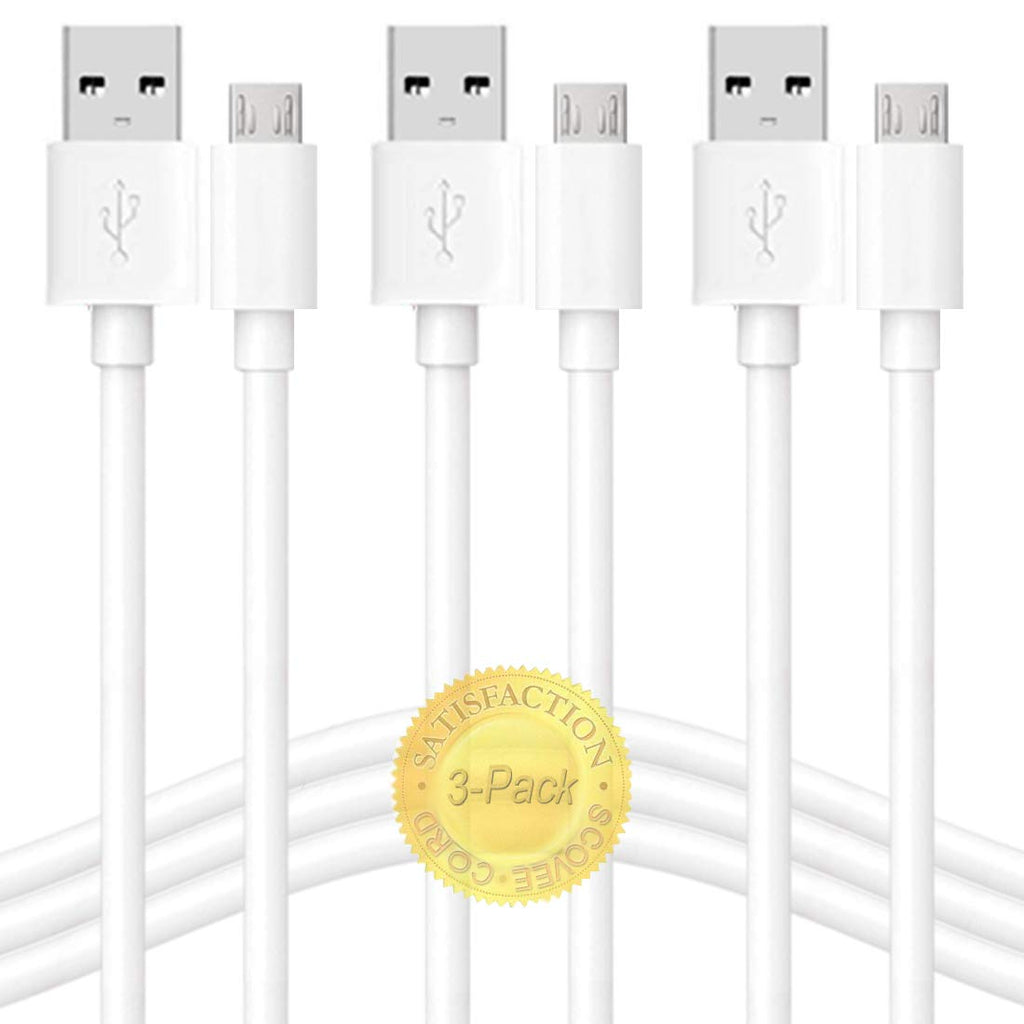  [AUSTRALIA] - 10FT 3 Pack Power Extension Cable for Wyze Cam v2 v3,WyzeCam Pan,Oculus Go,Yi Camera,Yi Dome Home,Blink Camera,Indoor Nest-Cam,Kasa,SCOVEE Micro USB Charging Extension Cord for wyze v3 1080p Outdoor
