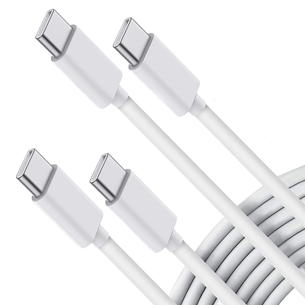  [AUSTRALIA] - USB C to USB C Cable Fast Charging 60W/5A, Clatwing [2-Pack 3.9ft] 1.2m USB Type C Cable Compatible with MacBook Pro, iPad Mini 6, iPad Air 4, Galaxy S21, Pixel, LG, Switch, All PD USB C Charger