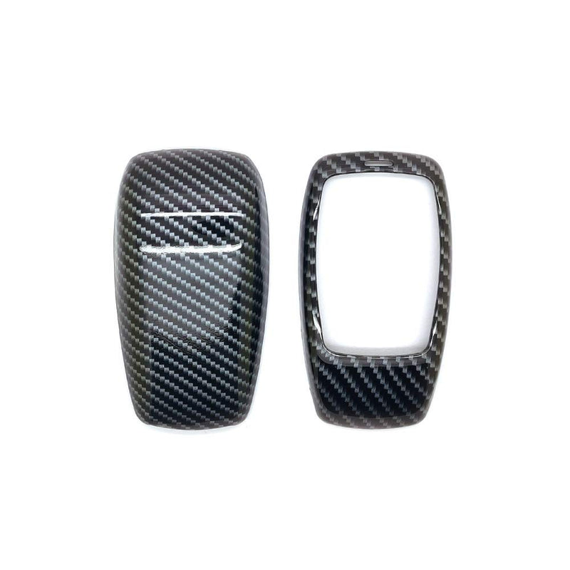 carmonmon Smart Remote Keyless Entry Paint Color Shell Key Case Cover Fit for 2017 2018 Mercedes-Benz W213 E-Class E300 E43 Smart Key FOB (Carbon Gloss Fiber) Carbon Gloss Fiber - LeoForward Australia