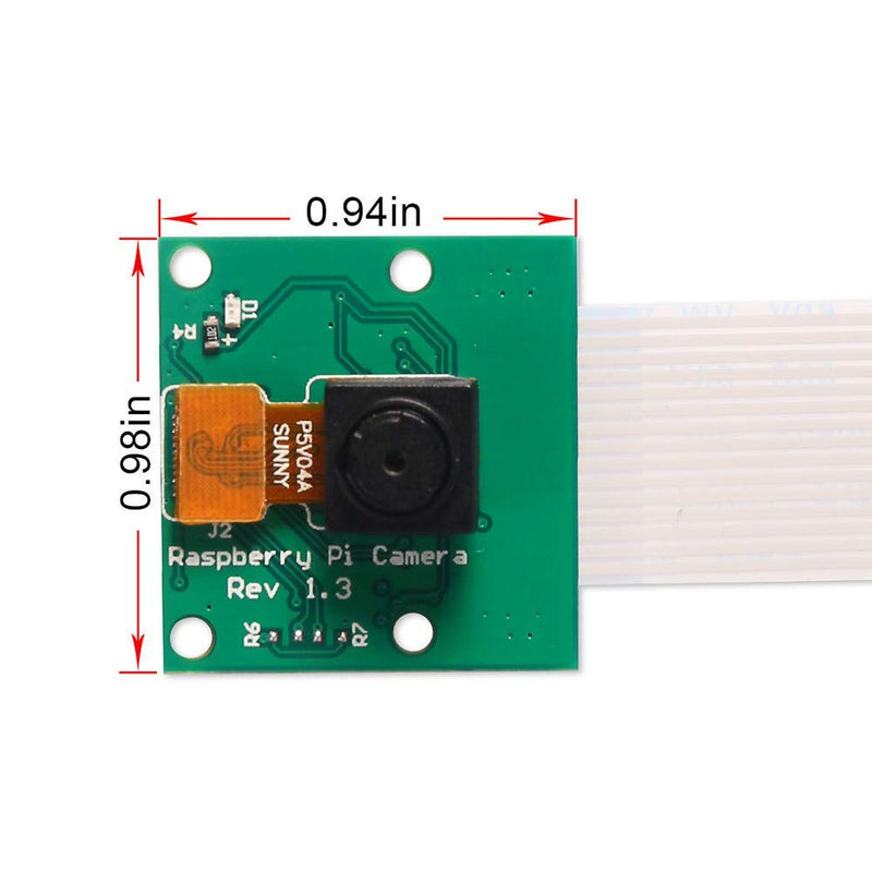  [AUSTRALIA] - DollaTek 5MP 1080P Mini Camera Video Module Sensor OV5647 Camera Video Module for Raspberry Pi 2/3 Mode 3B+