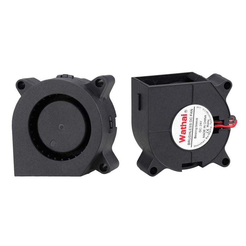  [AUSTRALIA] - Wathai 40mm x 20mm DC Brushless Cooling Blower Fan 24V 2Pin 2 Pcs