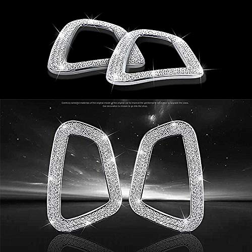 Oritech for Mercedes Benz Dashboard Air Conditioning Vent Outlet Trim Stickers Crystal Bling Decoration Cover for C Class GLC Class 2015 2016 2017 2018 2019 Side Dashboard Air Vent - LeoForward Australia
