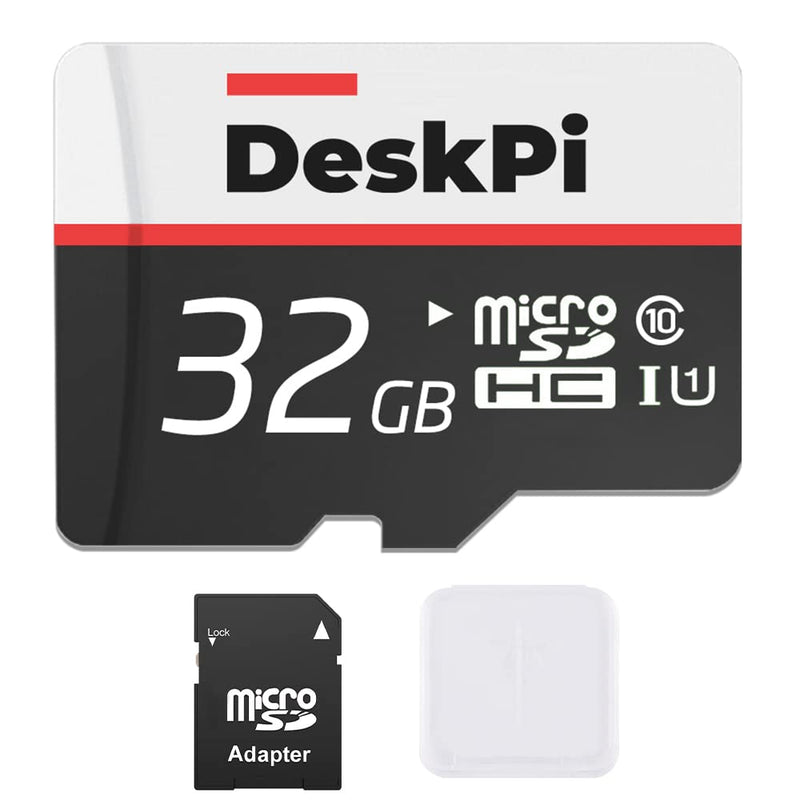  [AUSTRALIA] - GeeekPi DeskPi Lite Raspberry Pi 4 Case with Power Button/ Heatsink with PWM Fan,32GB SD Card,QC3.0 Power Supply for Raspberry Pi 4B