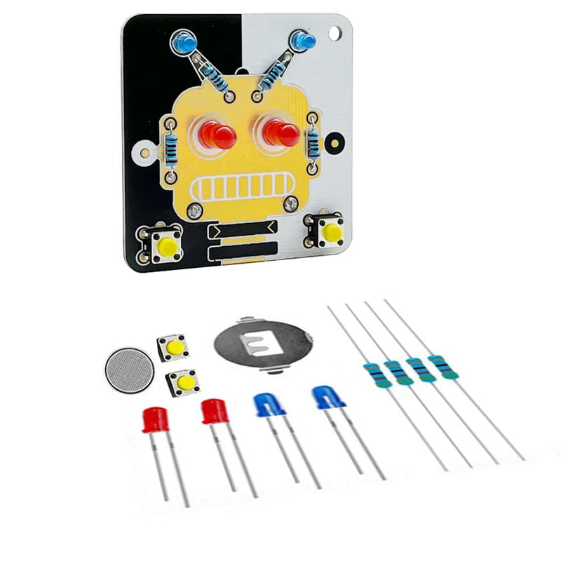  [AUSTRALIA] - Treedix Soldering Practice Projects DIY Electronics Kits Circuit Board Training Board with Battery for Beginners, Students and DIY Enthusiasts