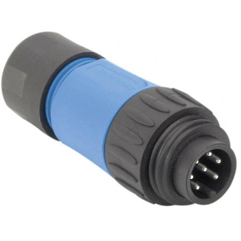  [AUSTRALIA] - Amphenol C016 10H006 010 10 round connector plug, straight total number of poles: 6 + PE series (round connector): C016 1 piece.