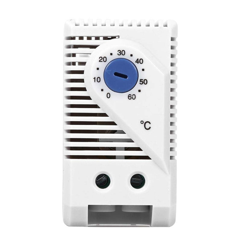  [AUSTRALIA] - 0-60℃ Adjustable Mechanical Thermostat Compact Electric Mechanical Temperature Controller Switch (Blue Button) Blue Button