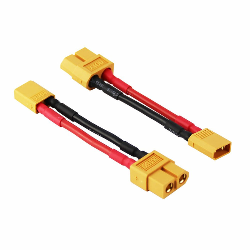 OliYin 3pcs Male XT-30 to Female XT-60 Connector Adapter XT30 XT60 FPV 16awg 1.96inch Cable(Pack of 3) - LeoForward Australia