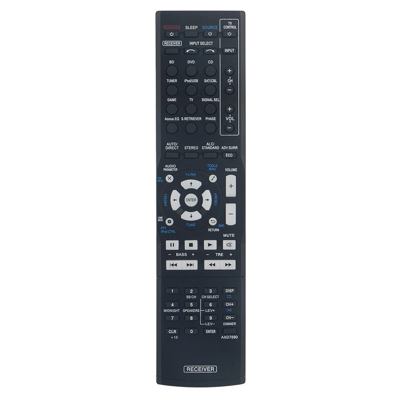  [AUSTRALIA] - AXD7690 Replace Remote Control fit for Pioneer AV Receiver VSX-421-K VSX-322-K VSX423 VSX323K VSX-523-K