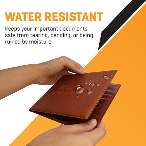  [AUSTRALIA] - Car Registration and Insurance Card Holder with Magnetic Closure - Water-Resistant - Car Accessories for Any Type of Vehicle - Insurance Card Holder - Important Document Organizer