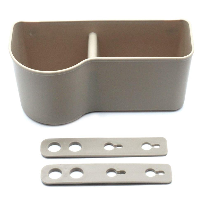  [AUSTRALIA] - AUTUT Car Headrest Seat Back Organizer Cup Bottle Drink Holder Storage Box, Beige