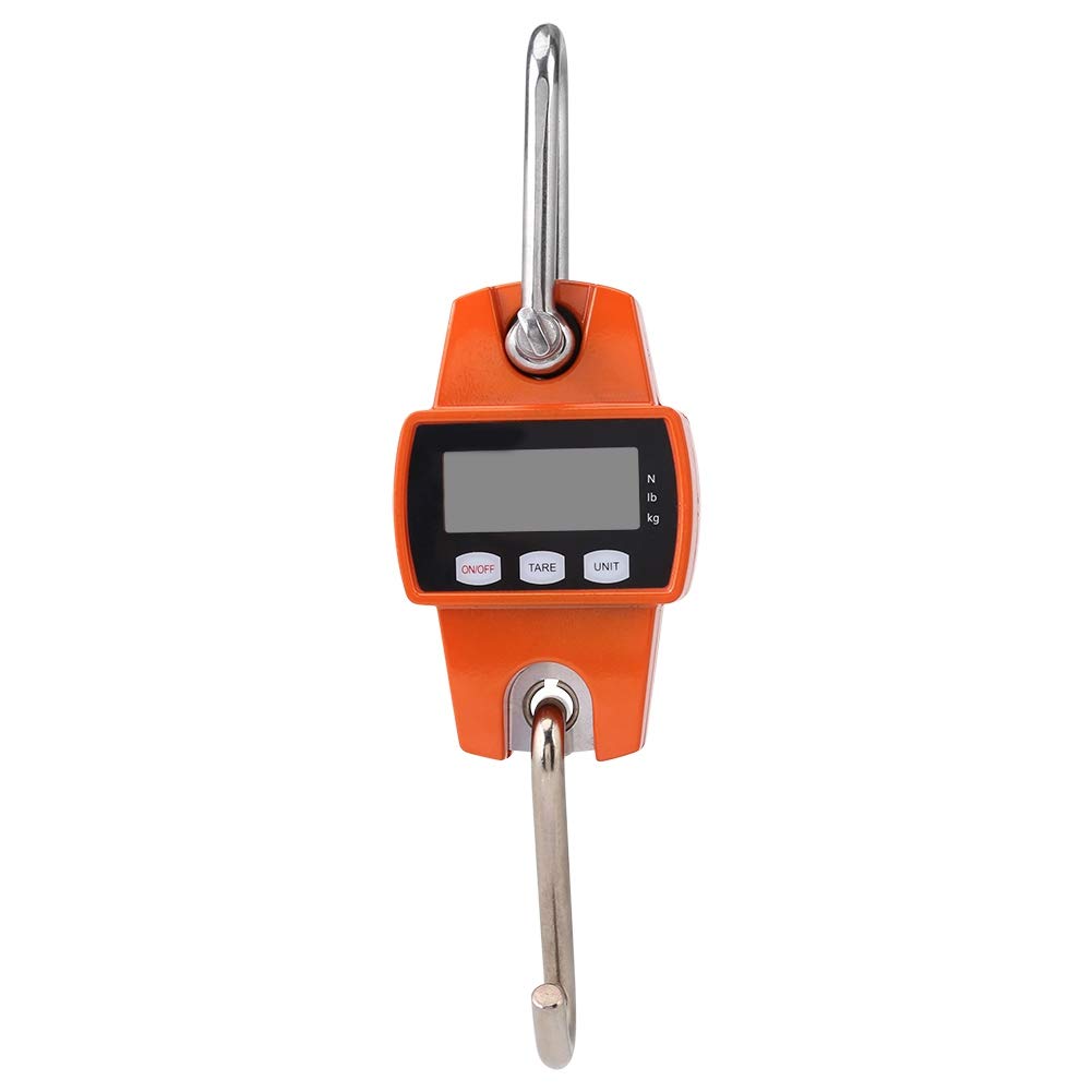  [AUSTRALIA] - 300kg Mini Scale Portable LCD Digital Electronic Stainless Steel Hook Hanging Weight Crane Scales Scale