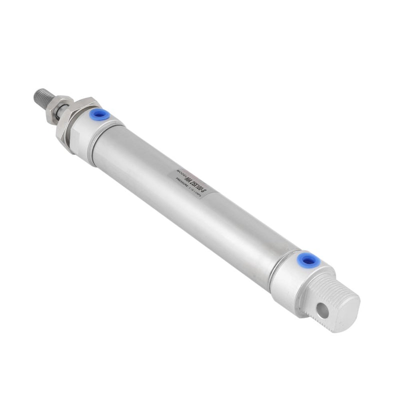 Strok 100mm Mini Air Cylinder Screwed Piston Stainless Steel Micro Pneumatic Cylinder Dual Acting Air Pneumatic Cylinder 1.5Mpa - LeoForward Australia