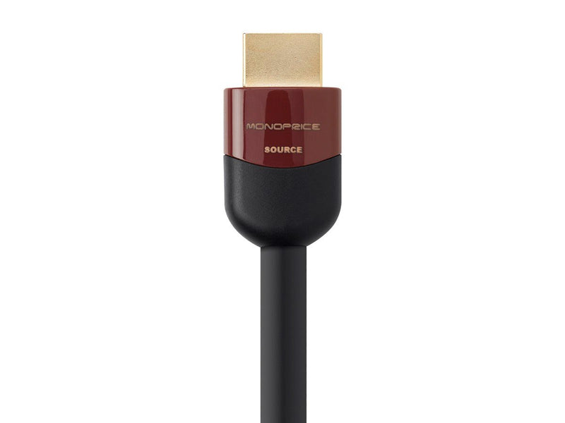 Monoprice HDMI High Speed Active Cable - 30 Feet - Black | 4K@60Hz, HDR, 18Gbps, 24AWG, YUV, 4:4:4, CL2 - Cabernet Ultra Active Series 30 Foot - LeoForward Australia