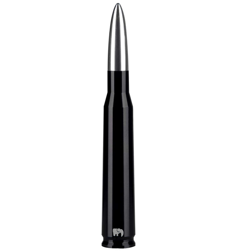 [AUSTRALIA] - 50 Cal Caliber Bullet Style Antenna, Compatible with Nissan - Frontier (1998-2021), Titan (2004-2023), Rogue (2008-2021), Pathfinder (2013-2019) - Designed for Optimized FM/AM Reception (Silver) Silver