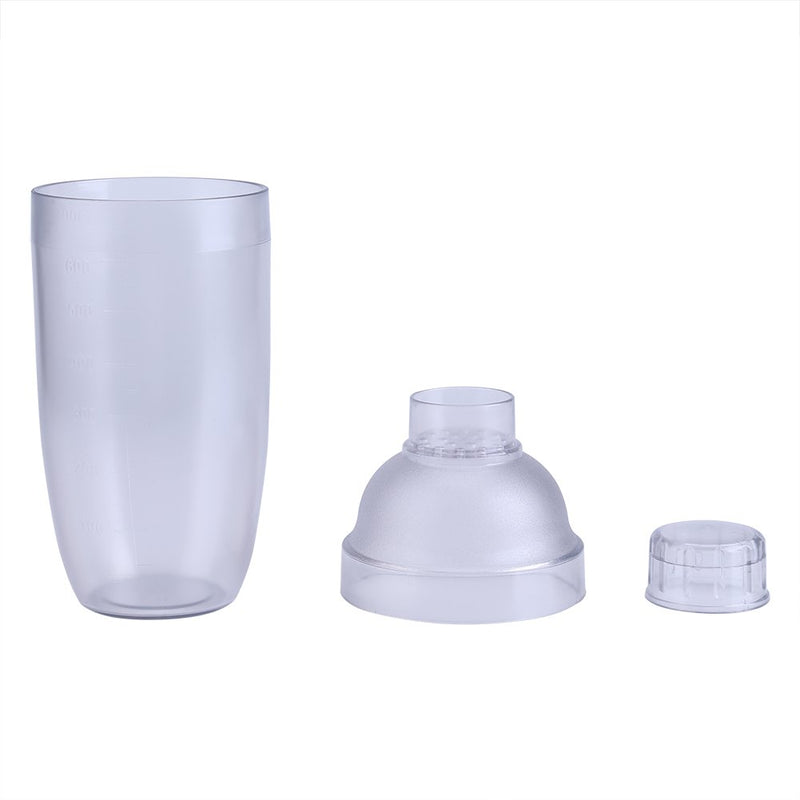  [AUSTRALIA] - Cocktail Shaker-Anti-leakage Transparent PC Resin Milk Tea Cocktail Drink Shaker Bar Tool 700cc