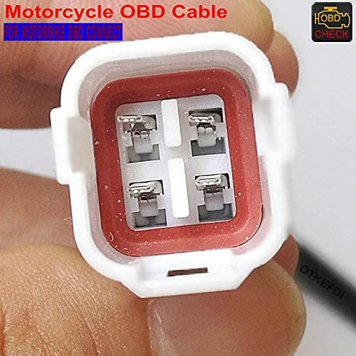 OTKEFDI Motorcycle 4pin OBD Diagnostic CANBUS Cable for Yama Motorbike - LeoForward Australia