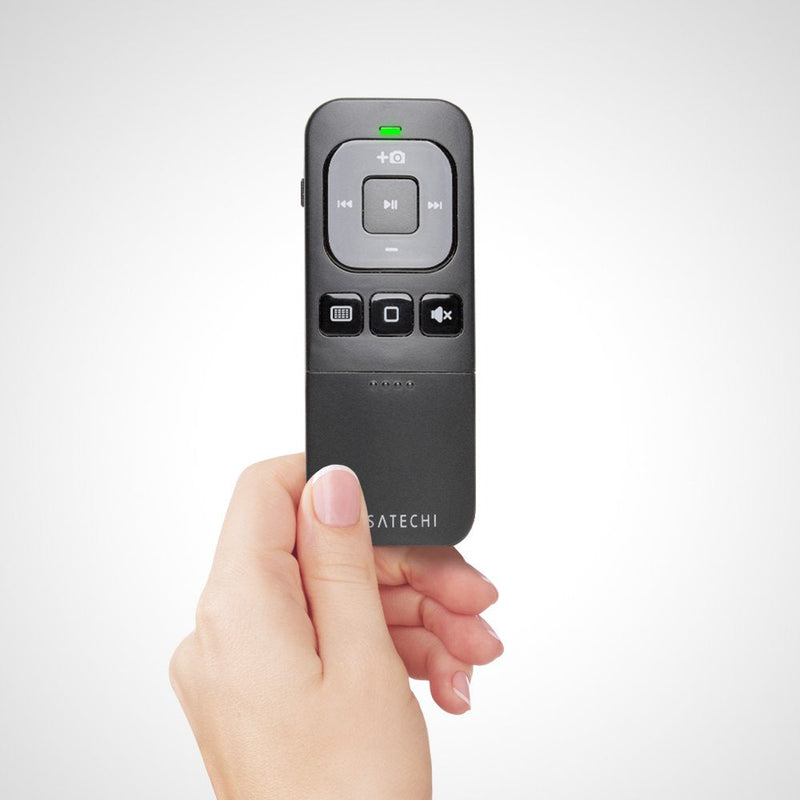  [AUSTRALIA] - Satechi Bluetooth Multi-Media Remote Control - Does Not Support Presentations - Compatible with 2020 MacBook Pro, 2020/2018 MacBook Air, 2020/2018 iPad Pro, iPhone 12 Pro Max/12 Pro/12 Mini/12