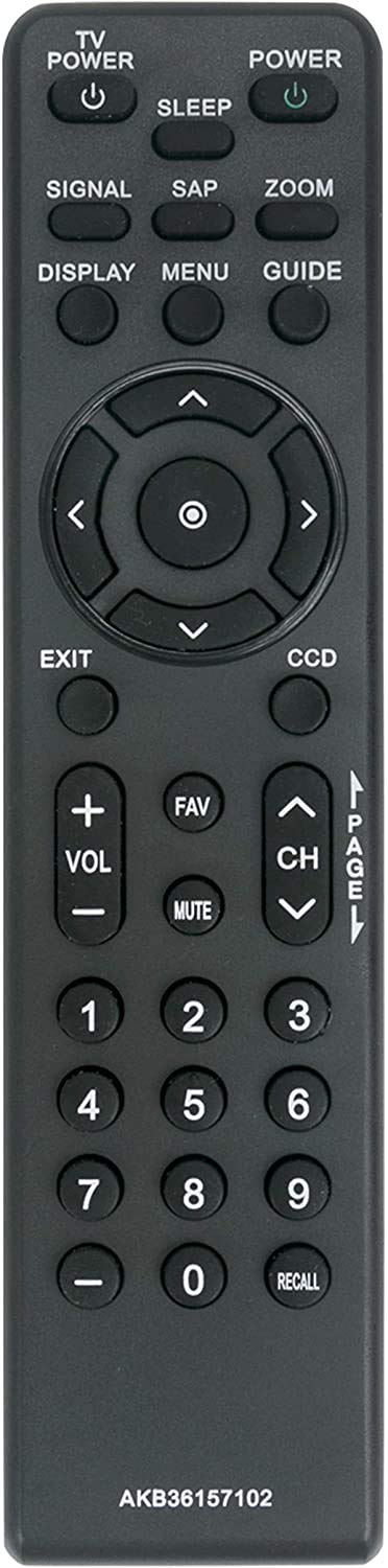  [AUSTRALIA] - AKB36157102 Remote Control Replaced for LG DTT900 DTT901 LSX300 LSX3004DM LSX3004PM Digital TV Tuner Converter Box