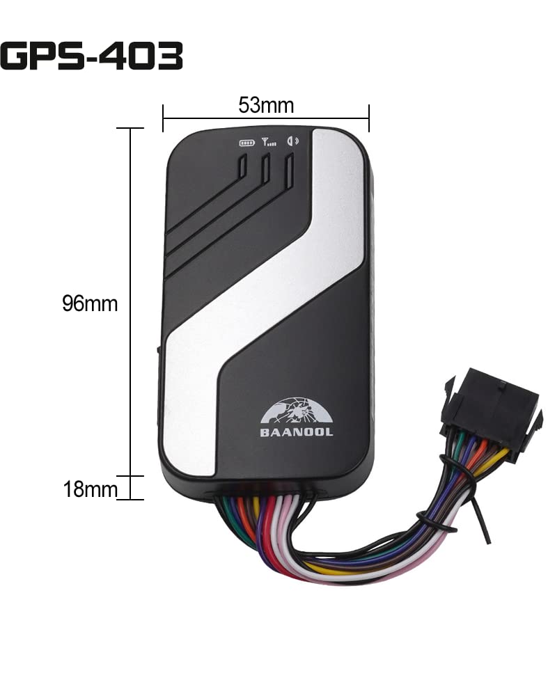  [AUSTRALIA] - BAANOOL BN-403 A/B 4G GPS Tracker Device for Vehicles No Monthly Fee Car Intelligent Tracking Device Mini Locator for Automobile Truck Taxi (BAANOOL-403B) BAANOOL-403B