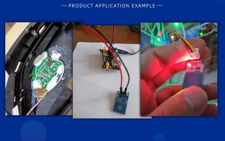  [AUSTRALIA] - Fielect 4-Key Capacitive Touch Sensor Pad Module TTP224B for Arduino,Replacing The Traditional Touch Button