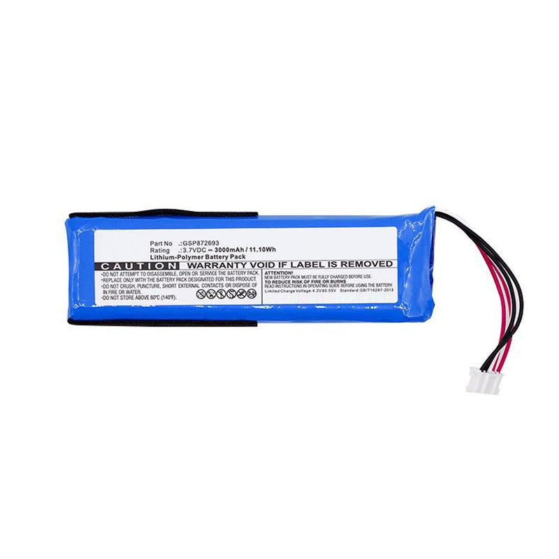 MPF Products 3000mAh GSP872693 Battery Replacement Compatible with JBL Flip 3 Splashproof Portable Bluetooth Speaker with Installation Tools - LeoForward Australia