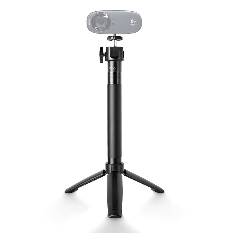  [AUSTRALIA] - DECADE Desktop Light Stand | Webcam Stand | Desktop Tripod | Foldable and Collapsible Light Stand for Webcam C925e, C922x, C930e, C922, C930, C920, C615