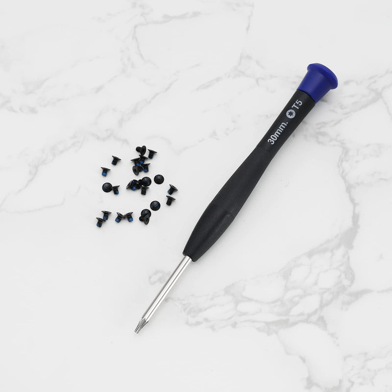  [AUSTRALIA] - 20PCS M2x3 Torx T5 Laptop Bottom Case Screws with T5 Torx Screwdriver Compatible with Razer Stealth 13.3" Blade 15" Alloy Computer Components