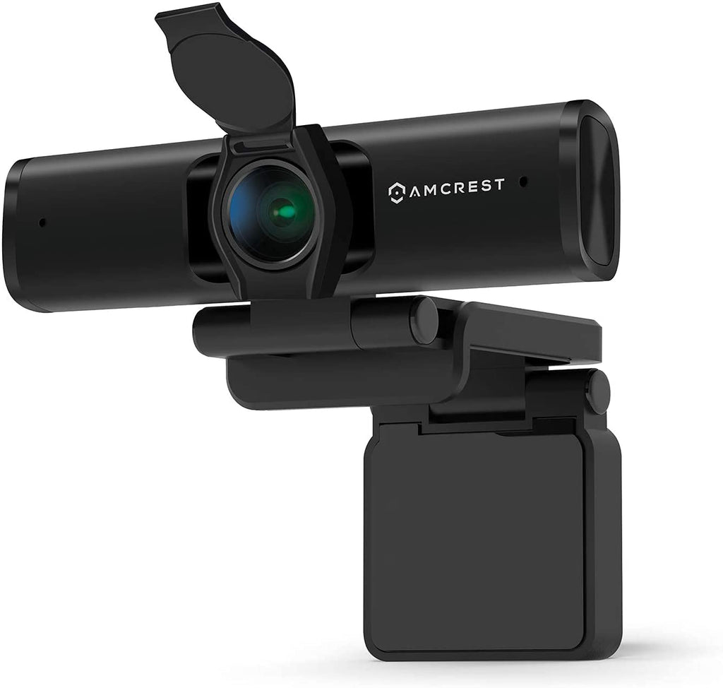  [AUSTRALIA] - Amcrest 4K Webcam w/Microphone & Privacy Cover, Web Cam USB Camera, Computer HD Streaming Webcam for PC Desktop & Laptop w/Mic, Wide Angle Lens & Large Sensor for Superior Low Light (AWC897)