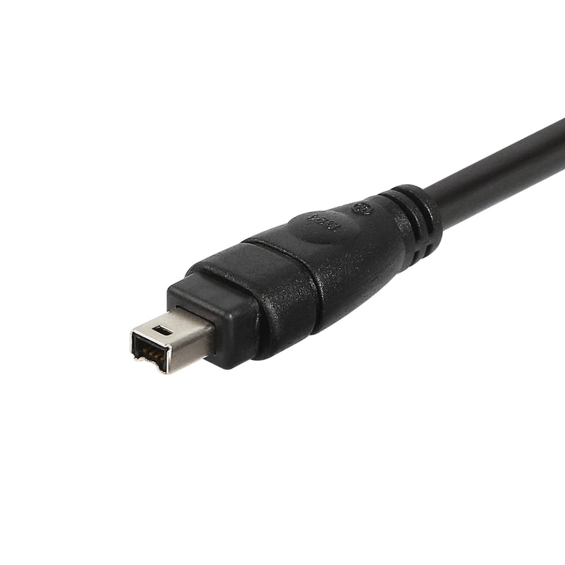  [AUSTRALIA] - SinLoon IEEE 1394 Firewire Cable1394 6 Pin Male to 4 Pin Male DV Cable Data Transfer Adapter Converter Cable for Digital Camera Computer Laptop 1.8m Black (6pin Male/4pin Male) 1.8m 6pin Male/4pin Male