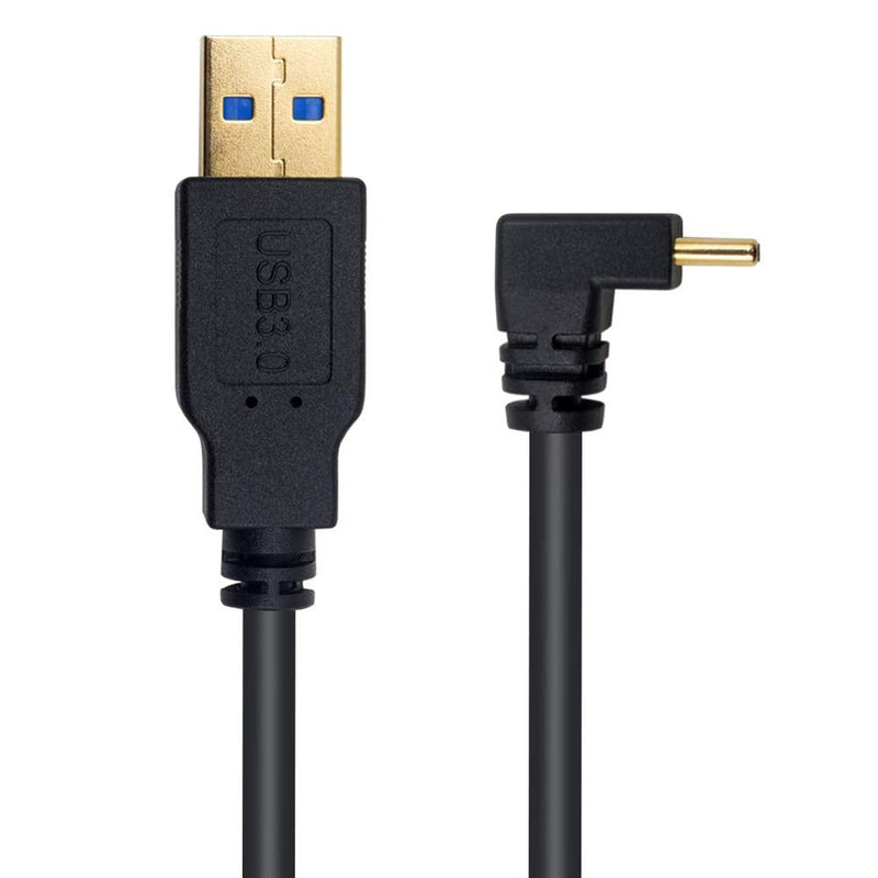  [AUSTRALIA] - Poyiccot USB Type C Charging Cable 90 Degree, 3.3feet/ 1m Type C Fast Charger USB 3.0 A to USB C Up & Down Angle Charging Cable for Samsung Galaxy,Tablets and More USB A to C Charger Cable