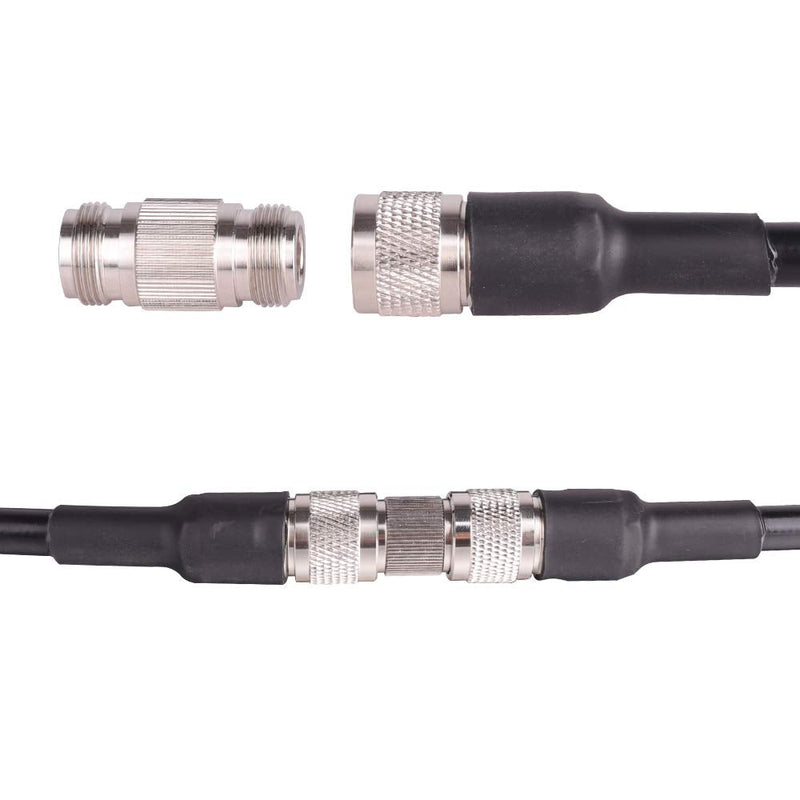  [AUSTRALIA] - 10PCS N-Female to N-Female Connector RF Coax Cable Adapter Barrel Connectors Double Female Connector Plug by XRDS-RF(NOT for TV)