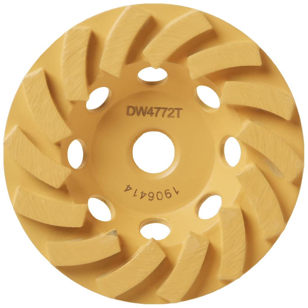  [AUSTRALIA] - DEWALT Grinding Wheel, Diamond Cup, 4-Inch (DW4772T)