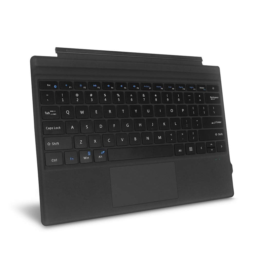  [AUSTRALIA] - Fintie Type Cover for Microsoft Surface Pro 7 Plus/Pro 7 / Pro 6 / Pro 5 / Pro 4 / Pro 3, Ultrathin Portable Wireless Bluetooth Keyboard with Built-in Rechargeable Battery (Black)