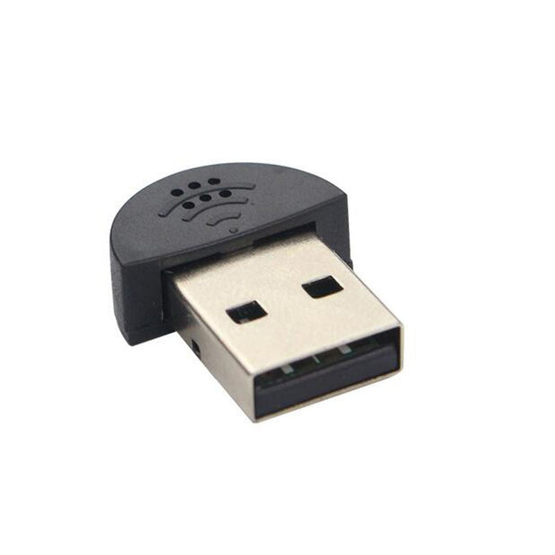  [AUSTRALIA] - Mini USB Microphone for Computer Laptop Desktop Driver Free Black