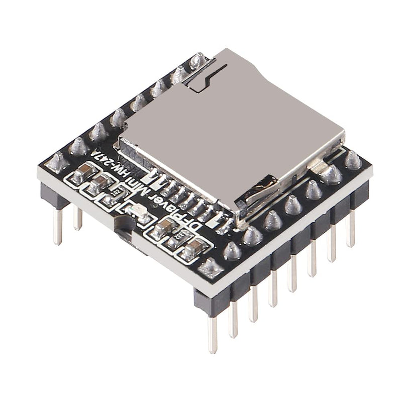  [AUSTRALIA] - AITIAO 10Pcs Mini MP3 Player Audio Module MP3 Voice Decode Board DFPlayer Audio Voice Music Module Supporting TF Card U-Disk IO/Serial Port/AD for Arduino Raspberry Pi, AVR, MSP430, and Other MCUs