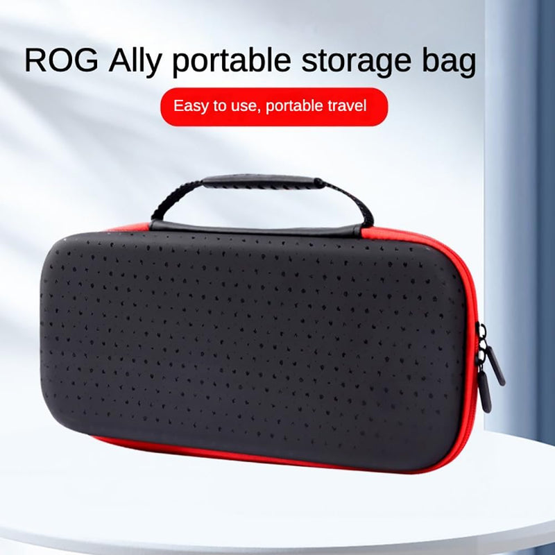  [AUSTRALIA] - Voikoli Protective Eva Hard Shell Case Compatible with ASUS ROG Ally 7" Gaming Handheld,Shockproof,Stylish and Durable (Red and Black)