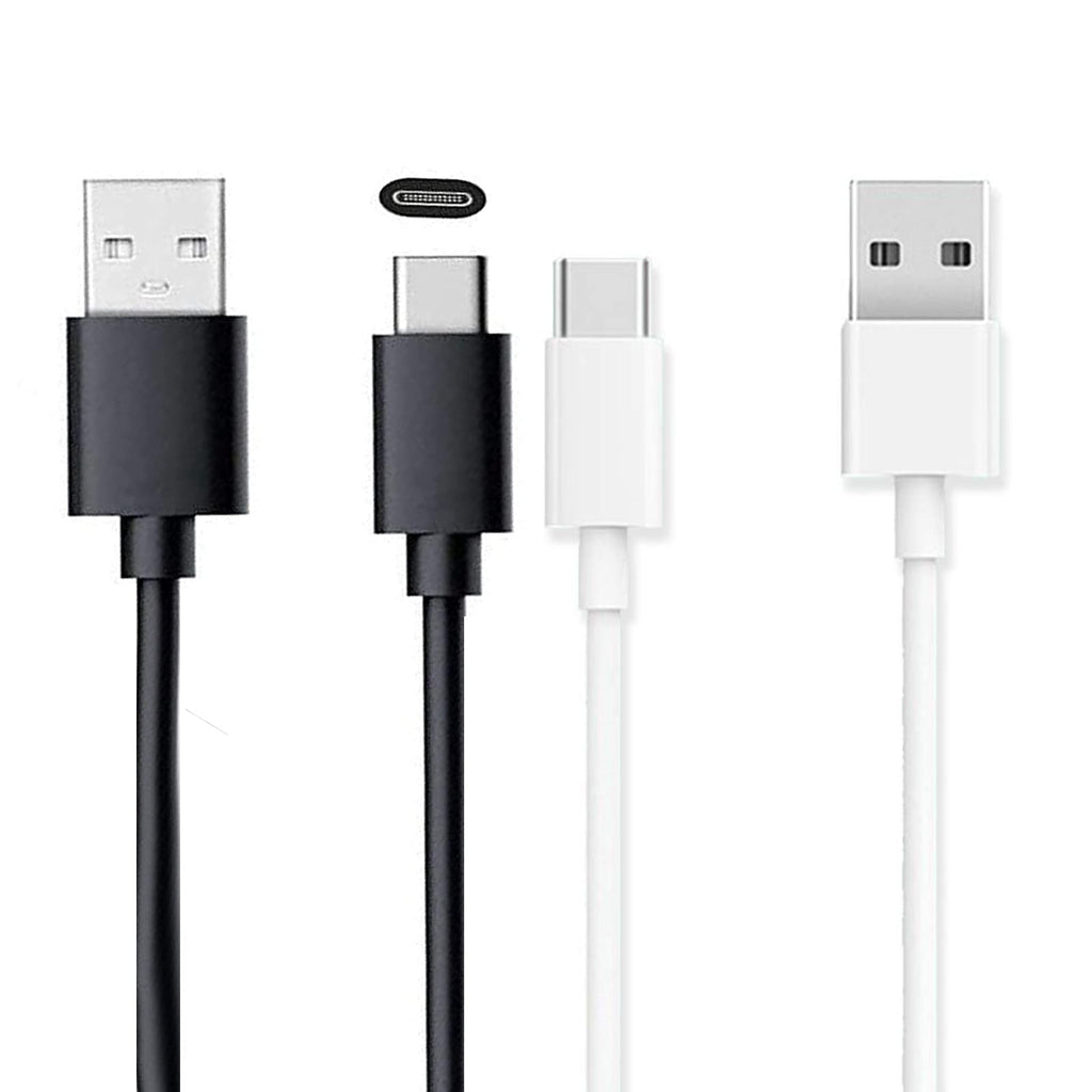  [AUSTRALIA] - 2 Psc USB-C Charger Charging Cable Cord Compatible with for TOZO T12 T10 NC9 NC7 NC2 G1 A1 T12 Pro W1 W3 W8 PB2 Earbuds, TCL,LG,Sony & More USB-C Sports Earbuds, Headphones, Tablet, Phone Fast Charge [2-Pack USB-C cable]