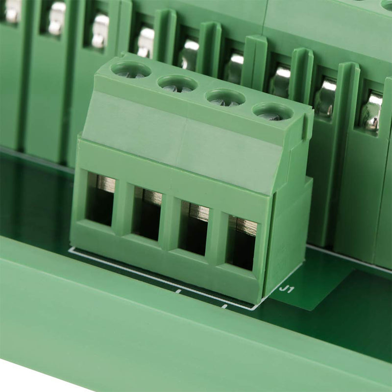  [AUSTRALIA] - 12 Position Power Distribution Board DIN Rail Mount Interface Module Breakout Board Used for 35mm Rails