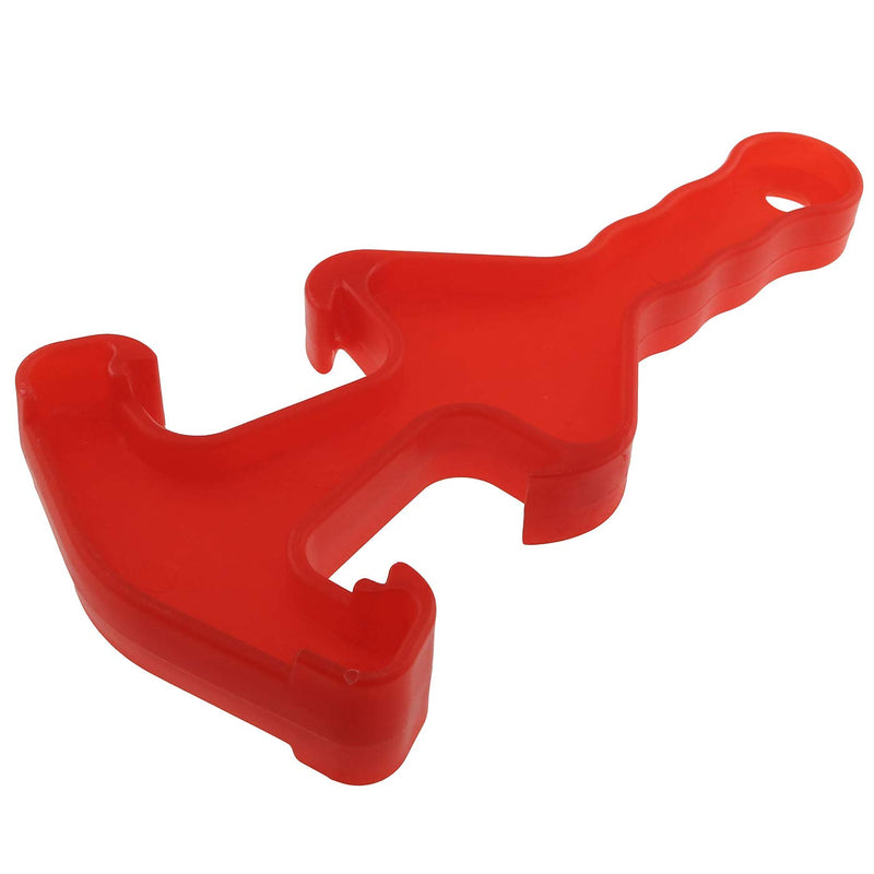 E-outstanding Double-end Paint Can Lid Remover Tool Barrel Opener Wrench Bucket Lid Opener Wrench, Red - LeoForward Australia