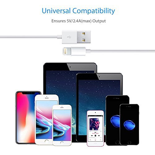  [AUSTRALIA] - 2PACK iPhone Charger Cable [Apple MFi Certified] Lightning Cable Compatible iPhone 12,11,Xs, XR,X,8,7,6,6 Plus, SE, 5s,5c,5,iPad Mini/Air/Pro (3.3FT/1M)