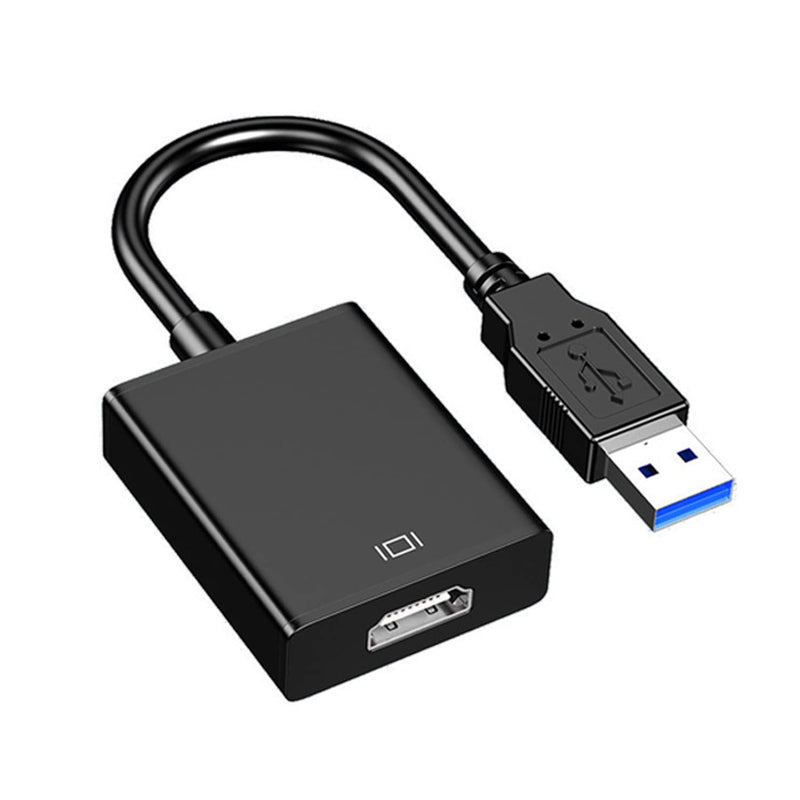  [AUSTRALIA] - USB to HDMI Adapter, USB 3.0/2.0 to HDMI 1080P/60Hz Multi-Display Graphics Converter Cable with Video Audio for Laptop, PC, Monitor, Projector, HDTV Compatible with Windows (Not Support Linux, Vista)