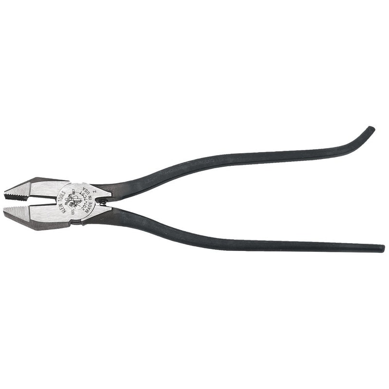  [AUSTRALIA] - Klein Tools 201-7CST Rebar Work Pliers with Spring-Loaded Action, Induction Hardened Knives and Handle Tempering Ironworker/Plain Hadle