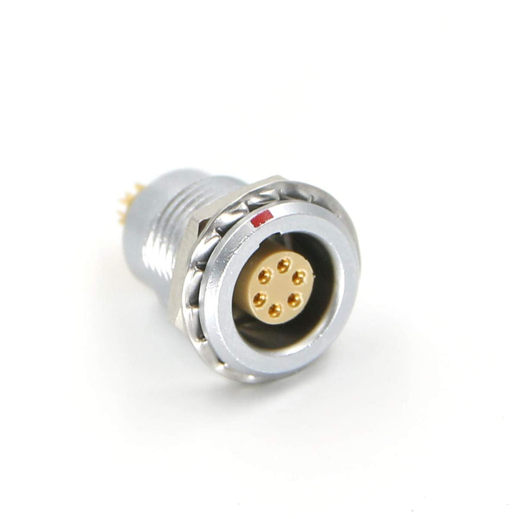  [AUSTRALIA] - DRRI Egg.0B.306.CLL 6Pin Push Pull Circular Connector (6Pin, Socket)