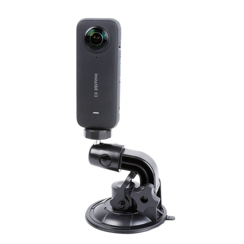  [AUSTRALIA] - PellKing Heavy Duty Camera Car Windshield Mount 360 Degree Rotation Adjustment Suction Cup Mount for Insta360 X3/X2/X