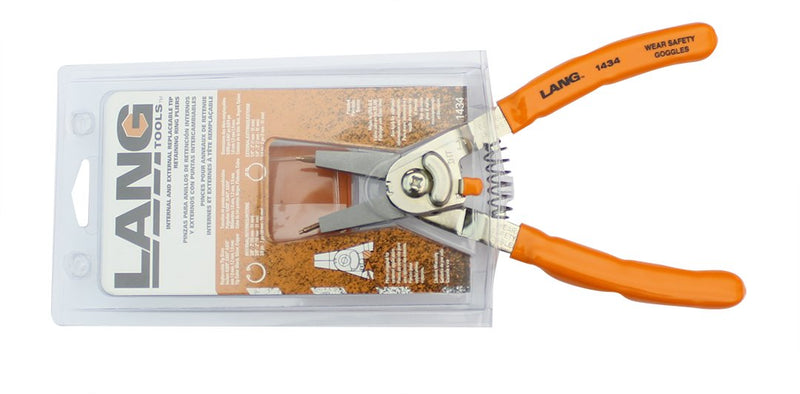  [AUSTRALIA] - Lang Tools 1434 Internal/External Quick Switch Retaining Ring Pliers and Tip Kit