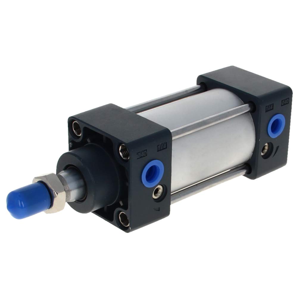  [AUSTRALIA] - Othmro Air Cylinder 1.57in Bore 0.98in Stroke Double Action Air Cylinder 1/4PT Single Rod Double Acting Aluminium Alloy Penumatic Quick Fitting Air Cylinder for Pneumatic and Hydraulic Systems