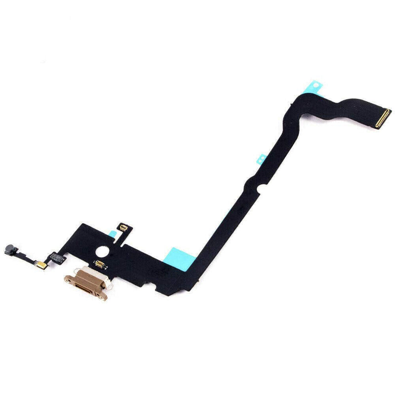  [AUSTRALIA] - Charging Port Connector Headphone Flex Cable Module Replacement Compatible with iPhone Xs Max 6.5 inch (Gold) Gold