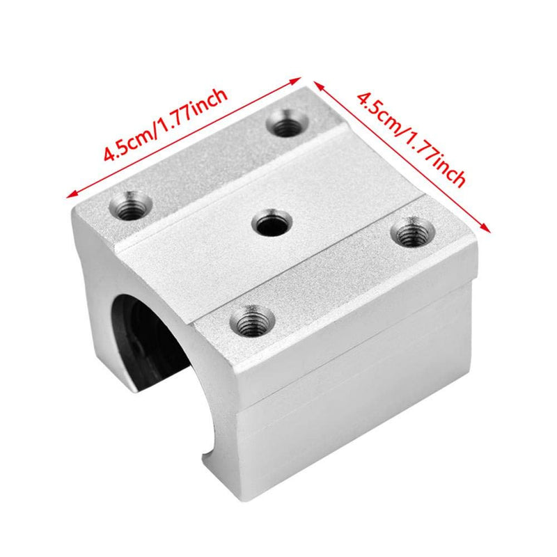  [AUSTRALIA] - 4pcs Linear Bearing Pillow Block, 16mm SBR16UU Open Linear Motion Bearing Block Slide for CNC Part