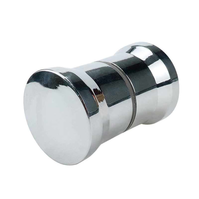  [AUSTRALIA] - Faotup Shower Door Knobs Double-Sided Bathroom Handle Replacement for Glass Door,Pack of 2,Silver